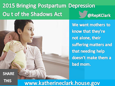 Clark, Costello introduce bill to combat postpartum depression
